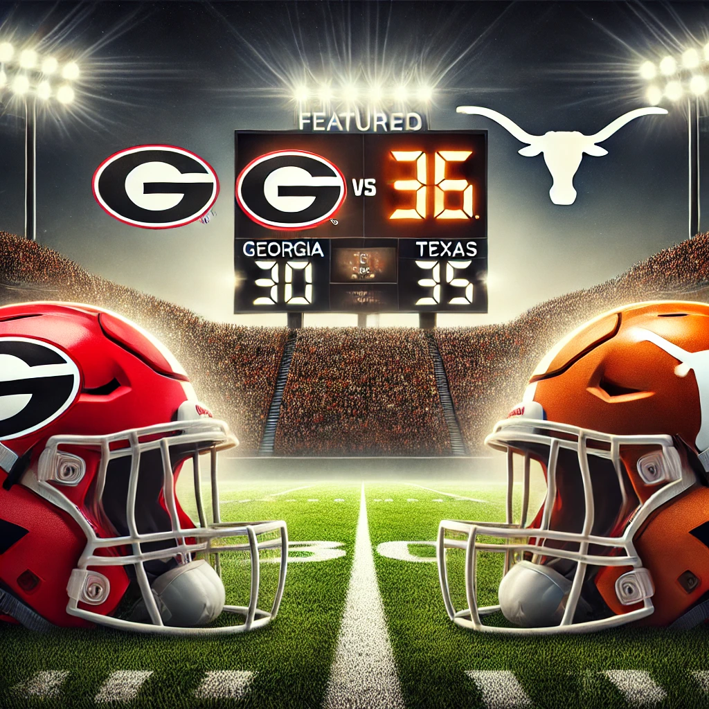 Georgia Bulldogs Football vs Texas Longhorns Football Match Player Stats